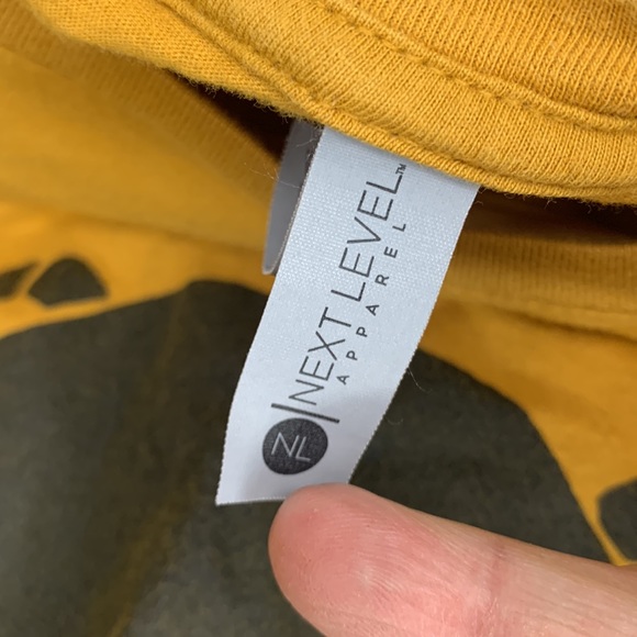 Harmonica Lewinski mustard colored 100% cotton tee shirt - Picture 6 of 7